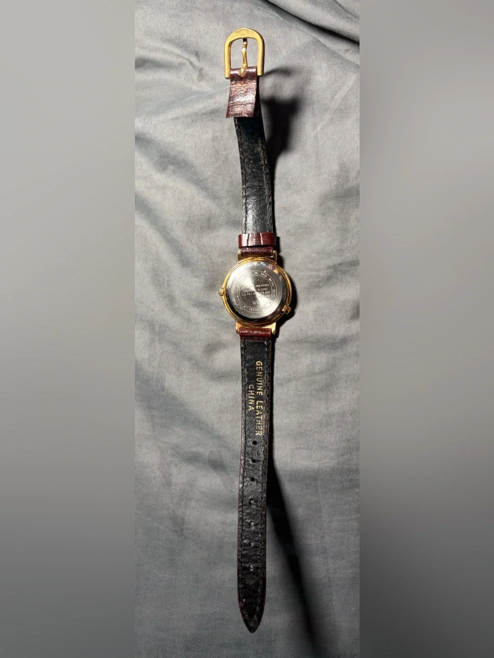 90s Vintage Carriage by Timex Indiglo Quartz Watch with Leather Band